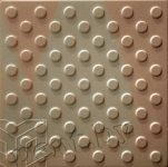 Формы для тактильной плитки с конусообразными рифами 400х400х57