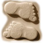 Формы пластиковые для плитки "Следы великана"