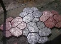 Формы пласт. для плитки "Каменная роза"