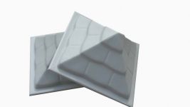 Форма пласт. Крышка на столб 2.1 "Пирамида фигурная"