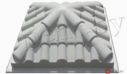 Форма пласт. Крышка 2.13 на столб