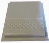 Форма пластиковая "Ступень с орнаментом"