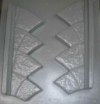 Форма пласт. "Бордюр для плитки Банан"