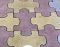 Формы пласт. для плитки  "Пазлы"