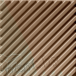 Формы для тактильной плитки с диагональными рифами 400х400х57