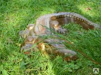 Форма пластиковая для садово-парковой архитектуры "Крокодил"