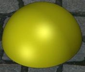 Форма пластиковая для полусферы бетонной (дорожное ограждение, ограничитель парковки)