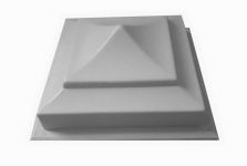 Форма пласт. Крышка на столб  2.30