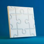 Форма для 3д панелей "Пазл большой"